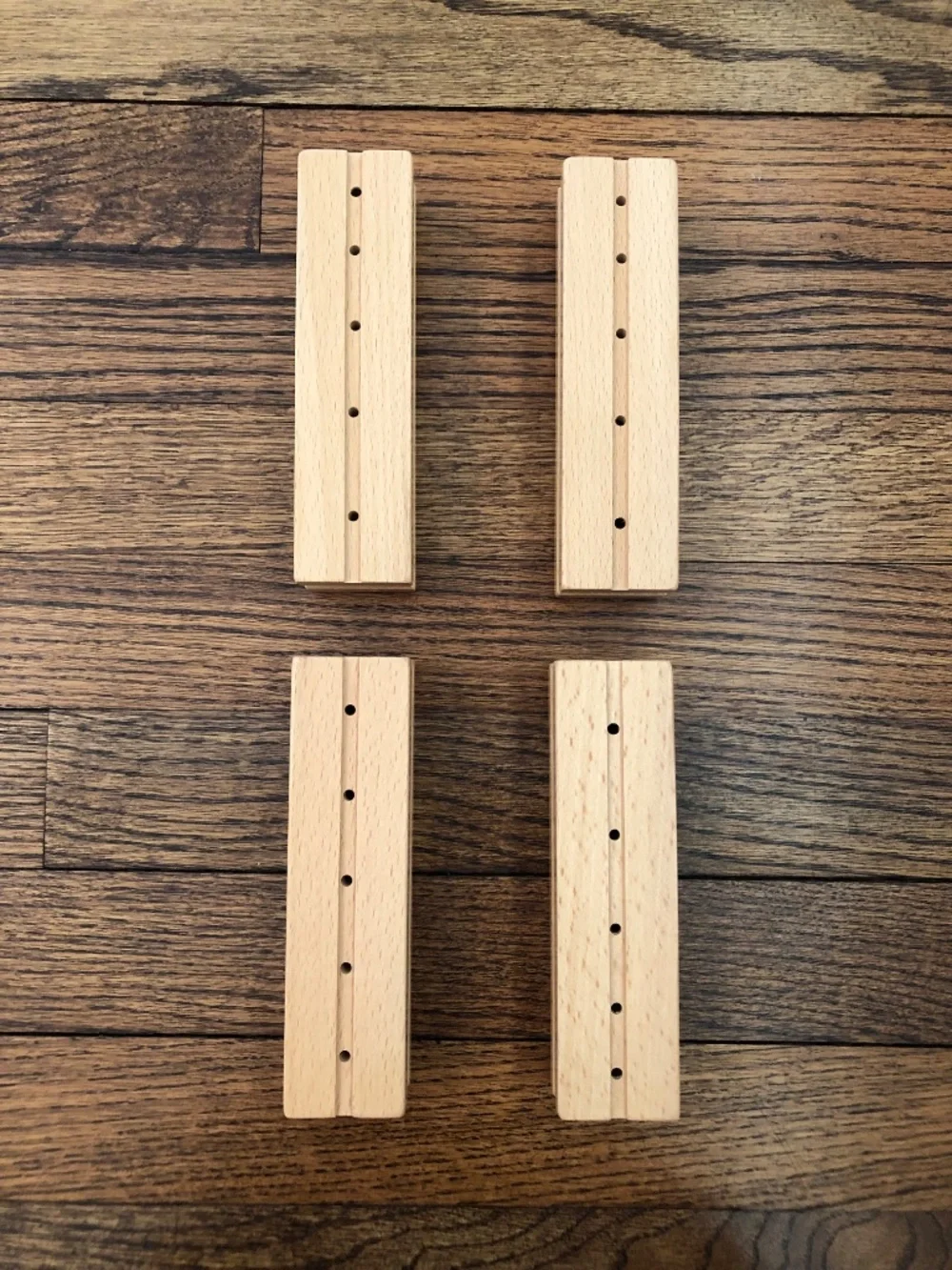 Montessori Knobbed Cylinder Blocks 4-piece Set by CANMOM